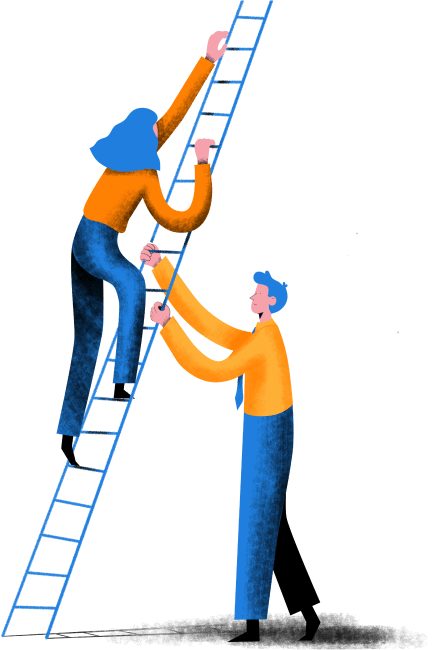 Business ladder image